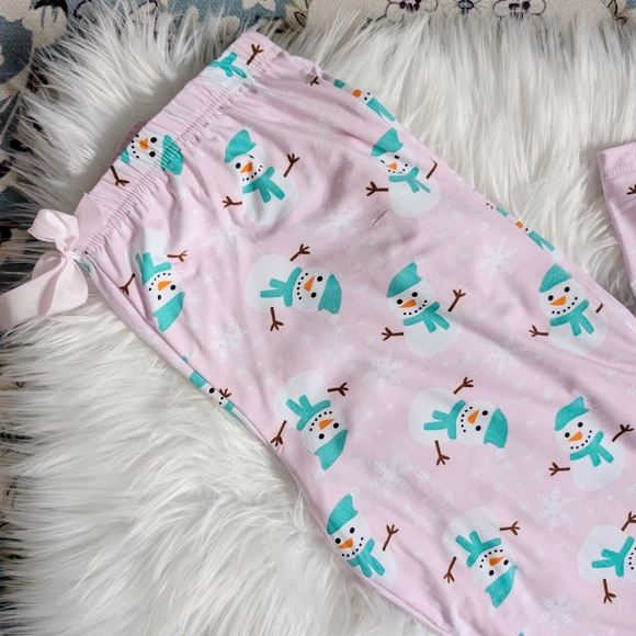 Polysuede snowman lounge pants - Picture 2 of 3